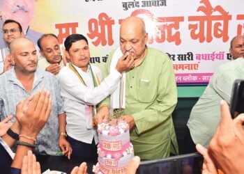 पूर्व मंत्री रविंद्र चौबे का 70वां जन्मदिन बना जनआशीर्वाद दिवस : जगह-जगह भव्य स्वागत कर समर्थकों ने काटा केक