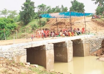 ग्रामीणों ने शासन-प्रशासन को दिखाया आइना : स्वयं के व्यय से निर्मित किया 65 फीट लम्बा पुल