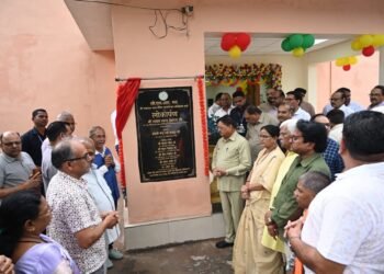 उद्योग मंत्री श्री लखन लाल देवांगन ने जैन स्वाध्याय भवन के जीर्णोद्धार कार्य का किया लोकार्पण