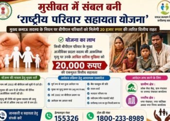 विशेष आलेख : मुसीबत में संबल बनी राष्ट्रीय परिवार सहायता योजना