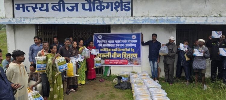 ’आजीविका डबरी और नवा तरिया से ग्रामीण अर्थव्यवस्था को मिल रहा नया आधार’