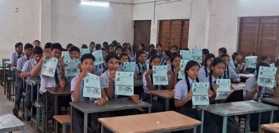 सेवा संकल्प अभियान के तहत विद्यार्थियों को दिया कैरियर मार्गदर्शन