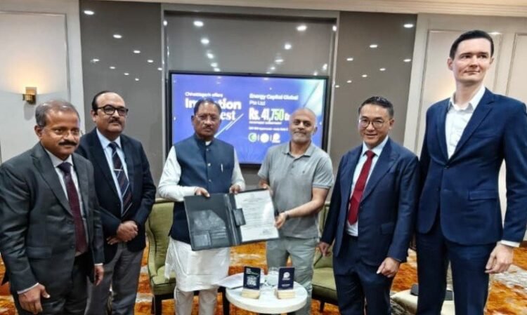 सिंगापुर की एनर्जी कैपिटल ग्लोबल छत्तीसगढ़ में एआई-रेडी डेटा सेंटर कैंपस में करेगी ₹41,750 करोड़ का निवेश